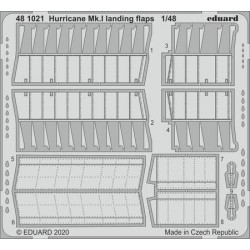 EDUARD 481021 1/48 Hurricane Mk.I landing flaps