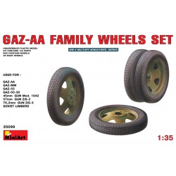 MINIART 35099 1/35 GAZ-AA Family Wheels Set