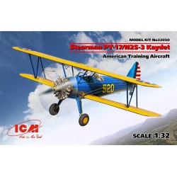 ICM 32050 1/32 Stearman PT-17/N2S-3 Kaydet , American Training Aircraft