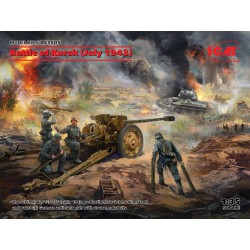 ICM DS3505 1/35 Battle of Kursk(July 1943)(T-34-76(early 1943),Pak 36(r )with Crew(4 figures))