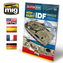 AMMO BY MIG A.MIG-6501 How to Paint IDF Vehicles (Anglais-Français-Espagnol)