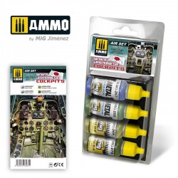 AMMO BY MIG A.MIG-7233 WWII JAPANESE COCKPITS SET 4x17ml