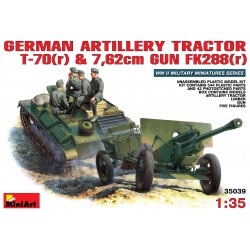 MINIART 35039 1/35 German Artillery Tractor T-70(r) and 7,62cm FK 288