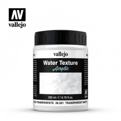 VALLEJO 26.201 Diorama Effects Transparent water (colorless)  Water Textures 200 ml.