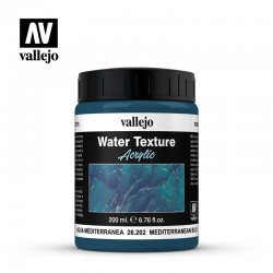 VALLEJO 26.202 Diorama Effects Mediterranean Blue  Water Textures 200 ml.