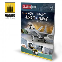 AMMO BY MIG A.MIG-6509 How to Paint USAF Navy Grey Fighters (English-French-Spanish)