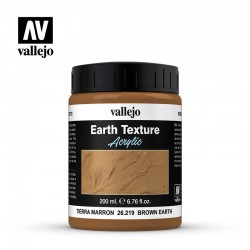 VALLEJO 26.219 Diorama Effects Brown Earth Earth Textures 200 ml.