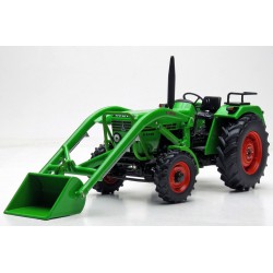 WEISE-TOYS 1072 1/32 Deutz D 52 06 with frontloader (1974 - 1978)