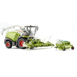 WIKING 077812 1/32 Claas Jaguar 860 forage harv. with Orbis 750/pick-up 300