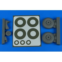 AIRES 4816 1/48 Do 215 wheels & paint masks for ICM