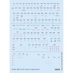 EDUARD D48061 1/48 Mi-24V stencils Russian & English