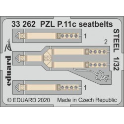 EDUARD 33262 1/32 PZL P.11c seatbelts STEEL