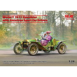 ICM 24026 1/24 Model T 1913 Speedster with American Sport Car Drivers