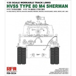 RYE FIELD MODEL RM-5034 1/35 HVSS Type 80 track - M4 Sherman