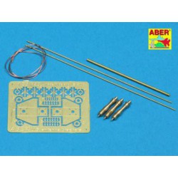 ABER R-25 US antenna & brackets (set of 3 pcs,) for Scale: 1/35