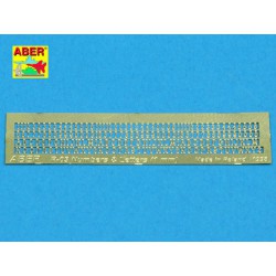 ABER R-03 Letters & Numbers (1 mm high) for (various scales)