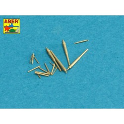 ABER 1:700 L-34 1/700 Set of Barrels for Narvic classe destroyers type 1936A: 150mm x 5 37mm x 8 37mm(M42) x 10