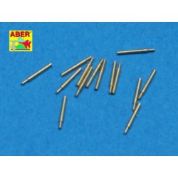 ABER 1:700 L-29 1/700 Set of 14 pcs 152mm (6in) L50 Vickers Mk.M type 41 barrels for Kongo, Haruna, Hiei, Kirishima, Fuso, Yamas