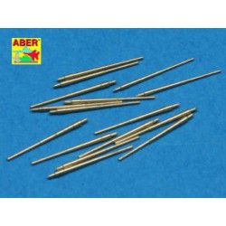 ABER 1:700 L-23 1/700 Set of 16 pcs 133mm (5,25in) barrels QF Mk.1 for Royal Navy King George V class battleships & cruisers Did