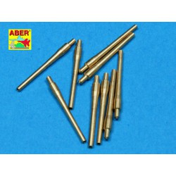 ABER 1:700 L-12 1/700 Set of 9 pcs 406 mm short barrels for ships: North Carolina, Washington