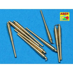 ABER 1:700 L-11 1/700 Set of 9 pcs 406 mm long barrels for ships: North Carolina, Washington