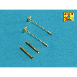 ABER 48 L-21 1/48 Set of 2 barrels for German machine guns MG34 for Universal set