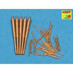 ABER 1:350 L-54 1/350 Set of Barrels for Narvic classe destroyers type 1936A: 150mm x 5 37mm x 8 37mm(M42) x 10 20mm x 18