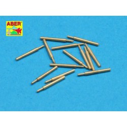 ABER 1:350 L-36 1/350 Set of 14 pcs 152mm (6in) L50 Vickers Mk.M type 41 barrels for Kongo, Haruna, Hiei, Kirishima, Fuso, Yamas