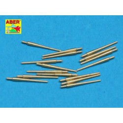 ABER 1:350 L-28 1/350 Set of 16 pcs 102 mm Q.F. Mk.XVI barrels for Royal Navy ships