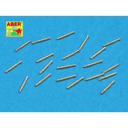 ABER 1:350 L-22 1/350 Set of 20 pcs QF 2-pdr 40 mm Mk.VIII "Pom Pom" barrels for Royal Navy ships