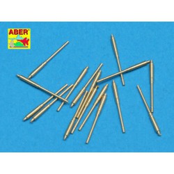 ABER 1:350 L-14 1/350 Set of 16 pcs 105 mm SFLAK barrels used in C/37 mount for German ships