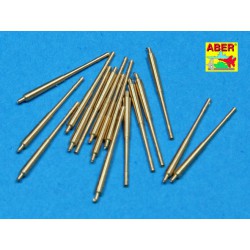 ABER 1:350 L-13 1/350 Set of 16 pcs 105 mm SFLAK barrels used in C/33 mount for German ships