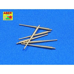 ABER 1:350 L-10 1/350 Set of 6 pcs 155 mm barrels for Japan ships : Musashi, Yamato