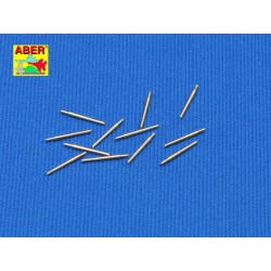 ABER 1:350 L-03 1/350 Set of 12 pcs 127 mm type 89 A/A short barrels for Japan ships