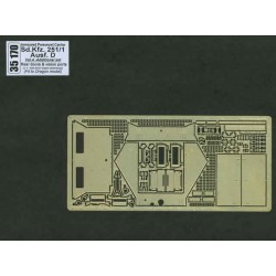 ABER 35170 1/35 Sd.Kfz.251/1Ausf. D-Vol.4-add.set-rear doors & vision ports for Dragon