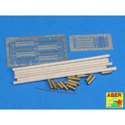 ABER 16025 1/16 Barrel cleaning rods with brackets for Tiger I -early/late for Various