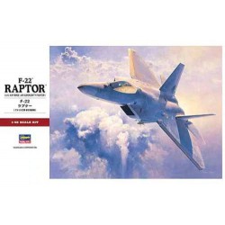 HASEGAWA 07245 1/48 US Air Force Air Superiority Fighter F-22 Raptor