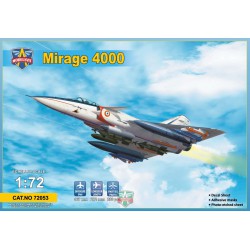 MODELSVIT 72053 1/72 Mirage 4000 (with 3 new sprues-armament)