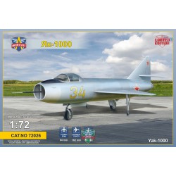 MODELSVIT 72026 1/72 Yakovlev Yak-1000 Soviet supersonic demo