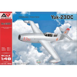 A&A MODELS 4802 1/48 Yakovlev Yak-23 DC Training Fighter Fighter