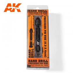 AK INTERACTIVE AK9006 HAND DRILL PRECISION PIN VISE (0.2MM – 3.4MM)