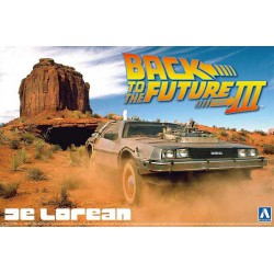 AOSHIMA 05918 1/24 Back to the Future III DeLorean