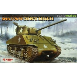 ASUKA 35019 1/35 US M4A3(76)W Sherman