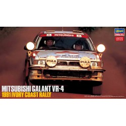 HASEGAWA 20459 1/24 Mitsubishi Galant VR-4 1991 Ivory Coast Rally