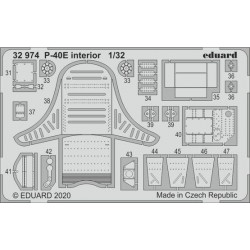 EDUARD 32974 1/32 P-40E interior