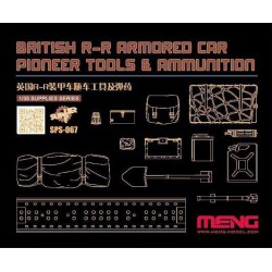 MENG SPS-067 1/35 British R-R Armored Car Pioneer Tools & Ammunition (RESIN)