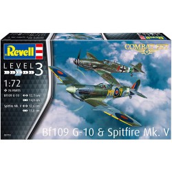 REVELL 03710 1/72 Combat Set Bf109G-10 & Spitfire