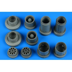 AIRES 4828 1/48 Rafale exhaust nozzles for Revell