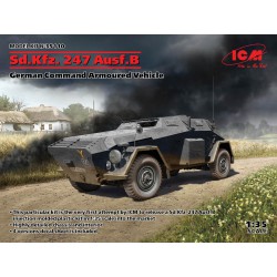 ICM 35110 1/35 Sd.Kfz. 247 Ausf.B, German Command Armoured Vehicle