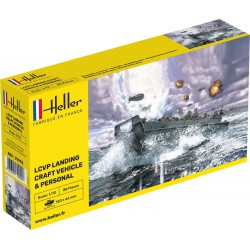 HELLER 79995 1/72 LCVP LCVP Landing Craft Vehicle & Personal